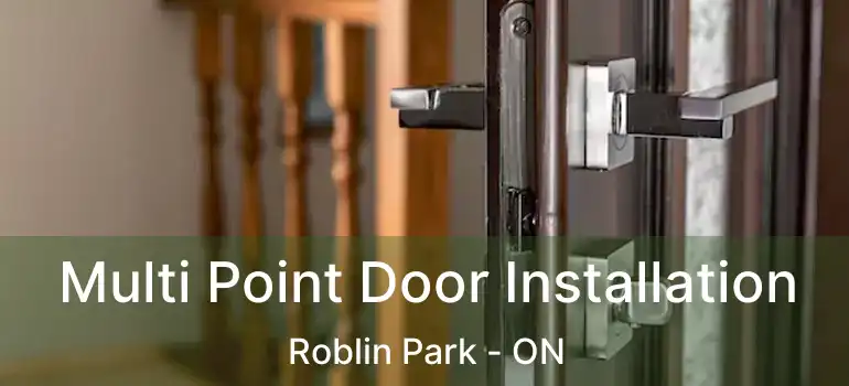  Multi Point Door Installation Roblin Park - ON