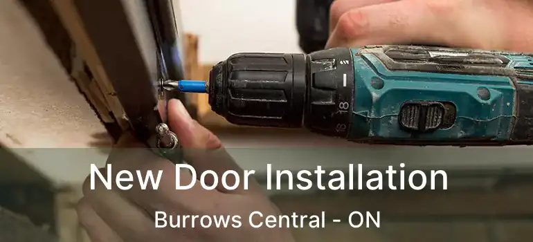  New Door Installation Burrows Central - ON