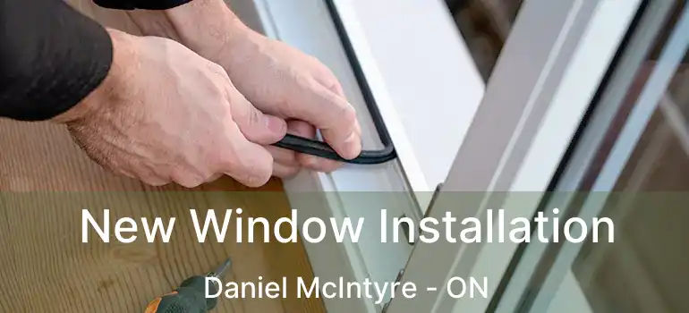  New Window Installation Daniel McIntyre - ON
