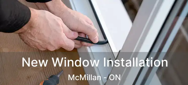  New Window Installation McMillan - ON