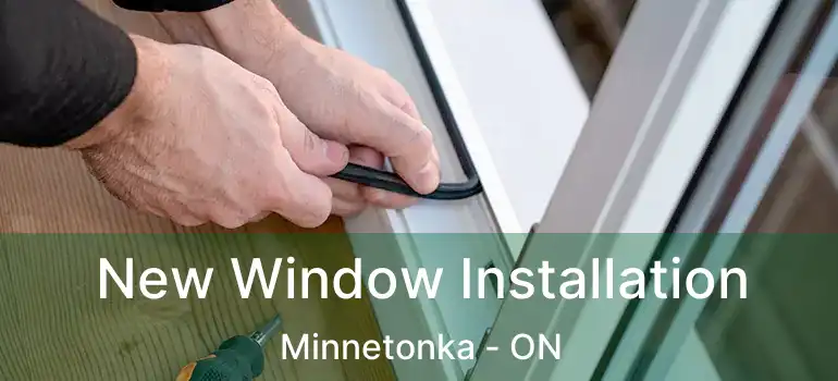  New Window Installation Minnetonka - ON
