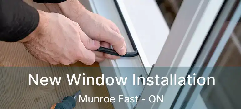  New Window Installation Munroe East - ON