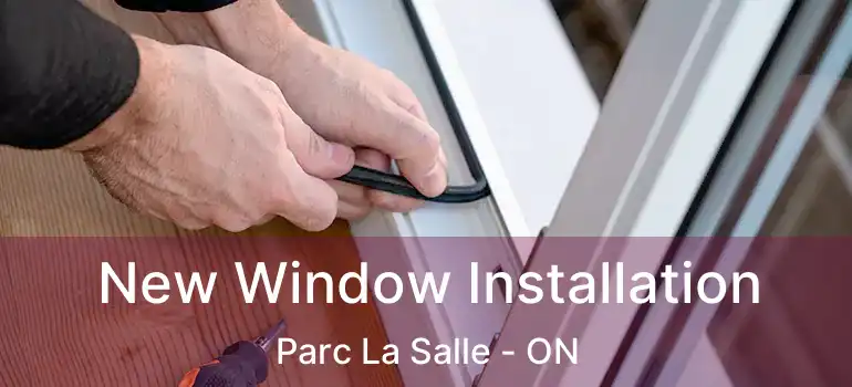  New Window Installation Parc La Salle - ON