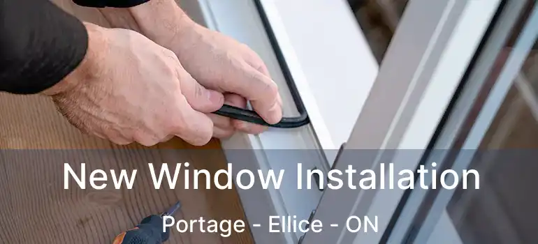  New Window Installation Portage - Ellice - ON