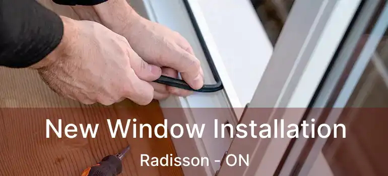  New Window Installation Radisson - ON