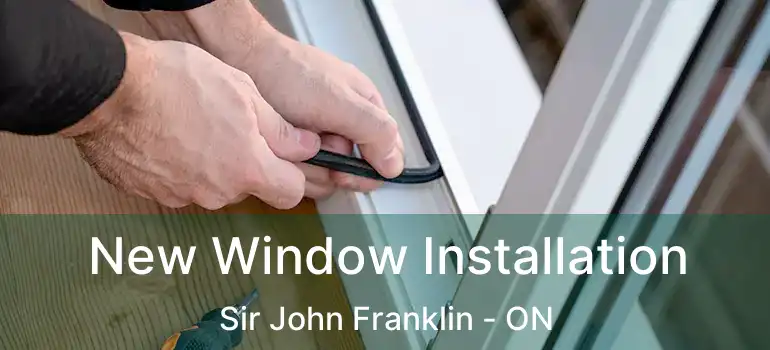  New Window Installation Sir John Franklin - ON