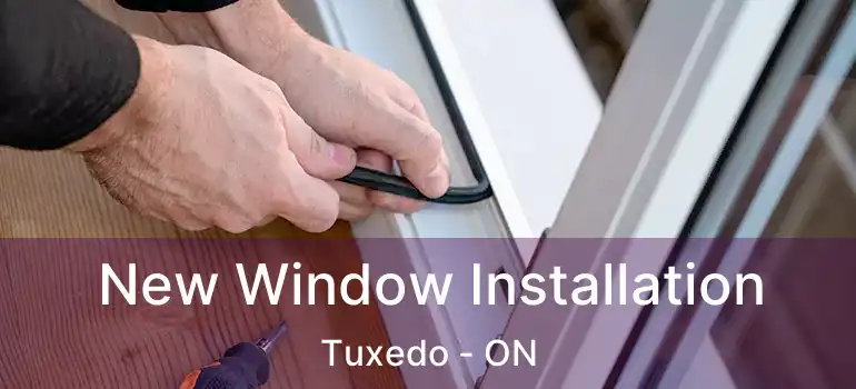  New Window Installation Tuxedo - ON