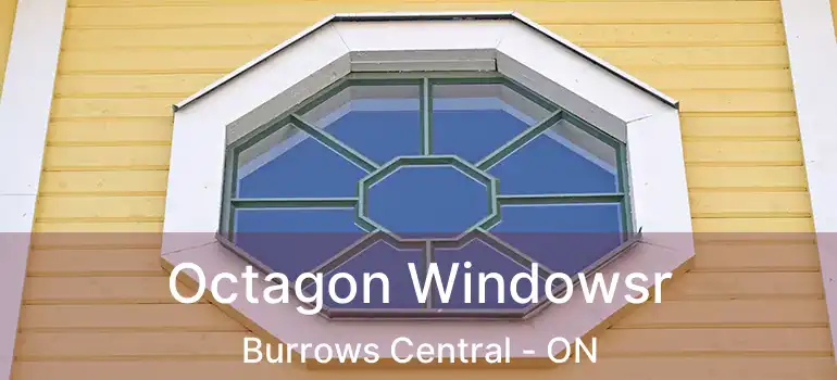  Octagon Windowsr Burrows Central - ON