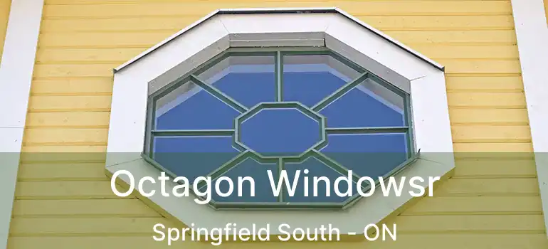  Octagon Windowsr Springfield South - ON