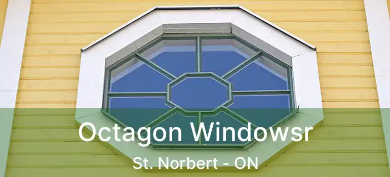  Octagon Windowsr St. Norbert - ON