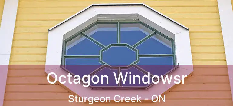  Octagon Windowsr Sturgeon Creek - ON