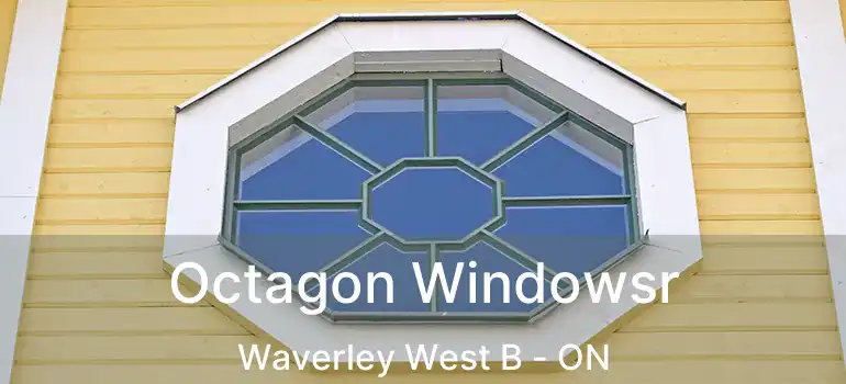  Octagon Windowsr Waverley West B - ON