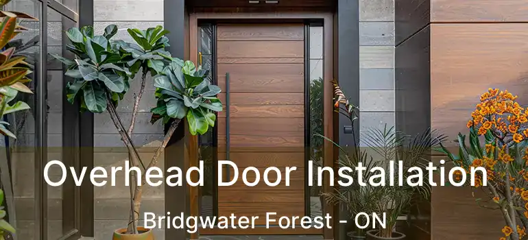  Overhead Door Installation Bridgwater Forest - ON