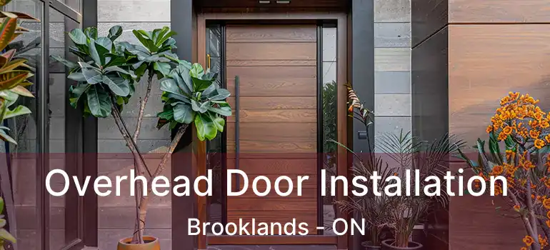  Overhead Door Installation Brooklands - ON