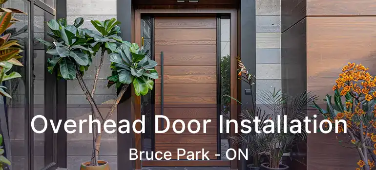  Overhead Door Installation Bruce Park - ON