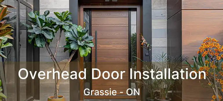  Overhead Door Installation Grassie - ON
