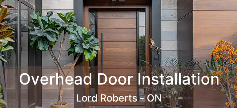  Overhead Door Installation Lord Roberts - ON