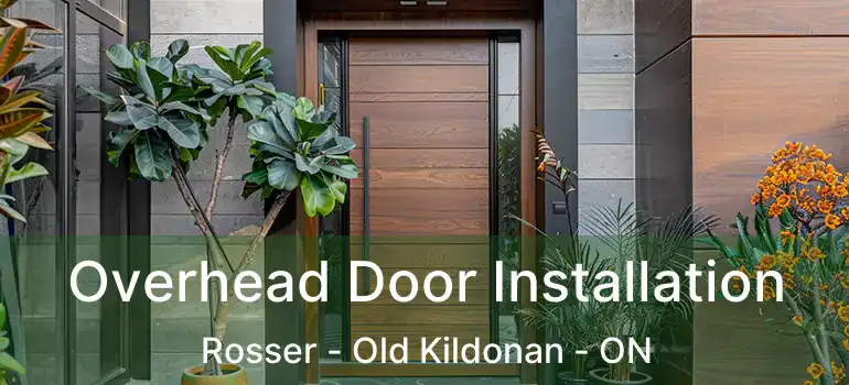  Overhead Door Installation Rosser - Old Kildonan - ON