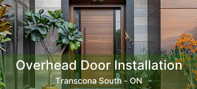 Overhead Door Installation Transcona South - ON