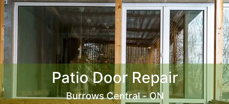  Patio Door Repair Burrows Central - ON