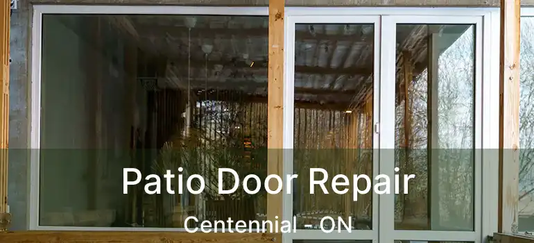  Patio Door Repair Centennial - ON