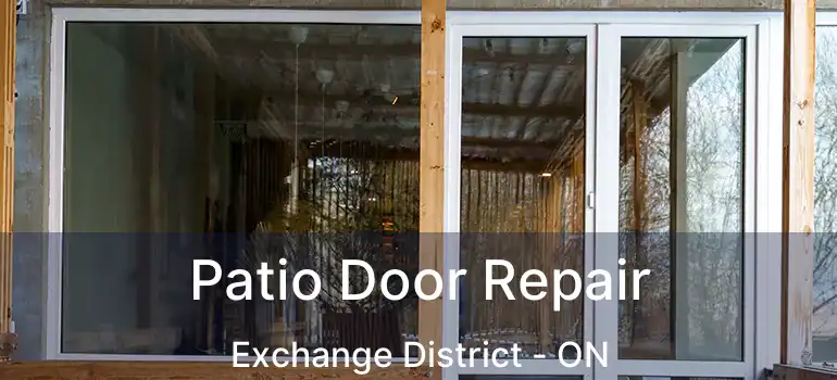  Patio Door Repair Exchange District - ON