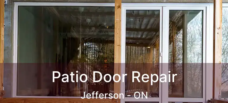  Patio Door Repair Jefferson - ON