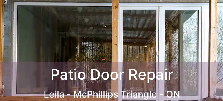  Patio Door Repair Leila - McPhillips Triangle - ON