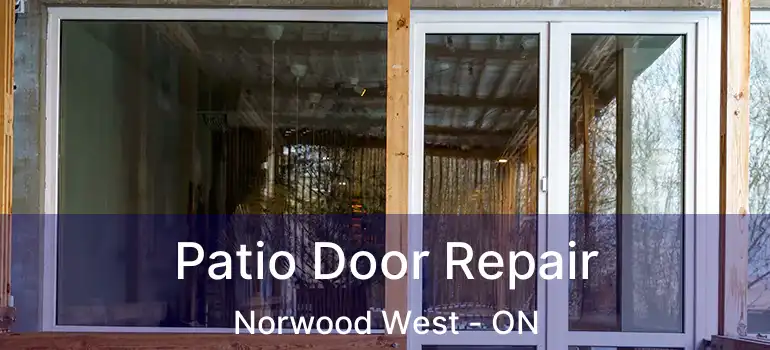  Patio Door Repair Norwood West - ON