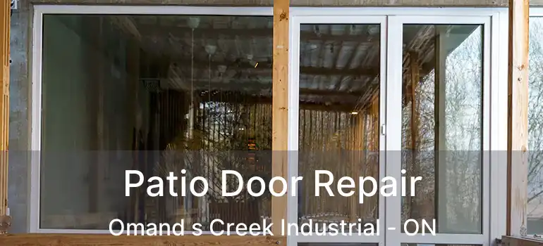  Patio Door Repair Omand s Creek Industrial - ON