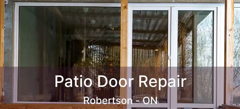  Patio Door Repair Robertson - ON