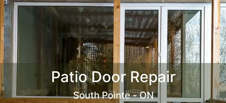  Patio Door Repair South Pointe - ON