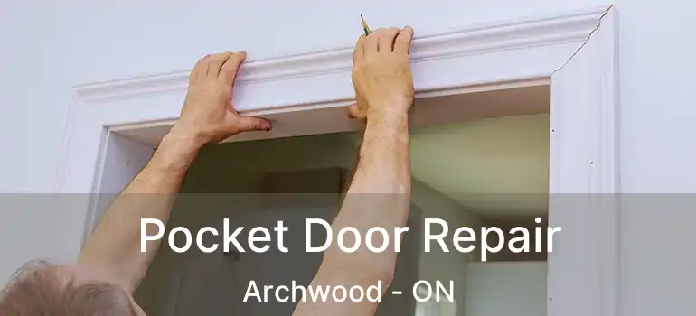  Pocket Door Repair Archwood - ON