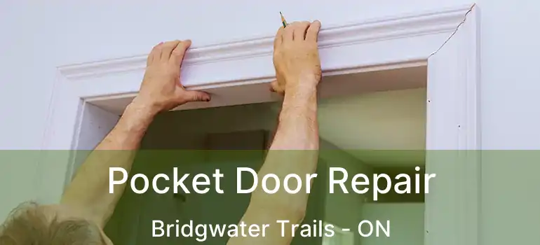  Pocket Door Repair Bridgwater Trails - ON