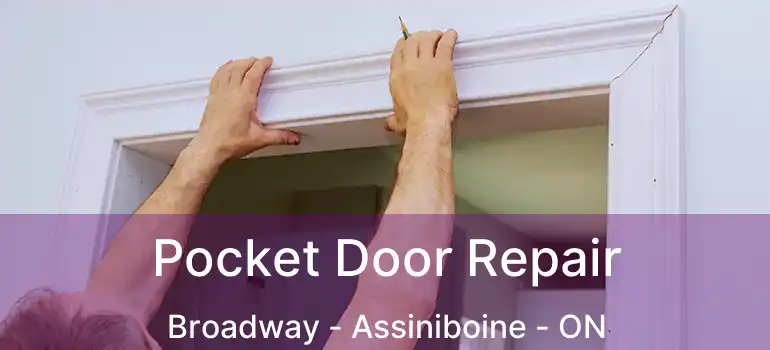  Pocket Door Repair Broadway - Assiniboine - ON