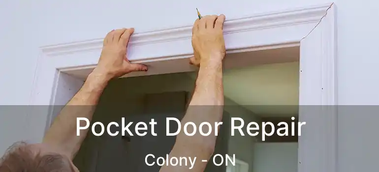  Pocket Door Repair Colony - ON