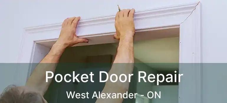  Pocket Door Repair West Alexander - ON