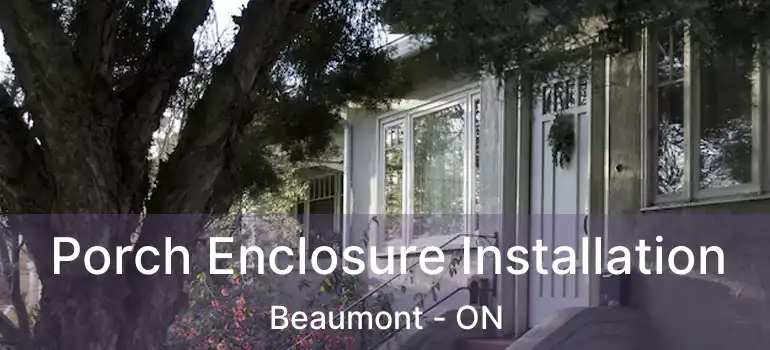  Porch Enclosure Installation Beaumont - ON