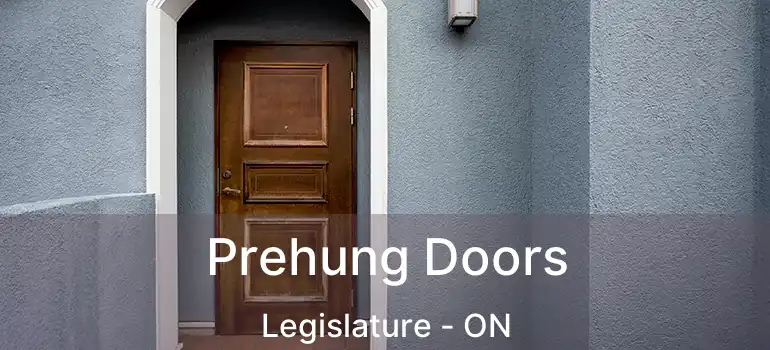  Prehung Doors Legislature - ON