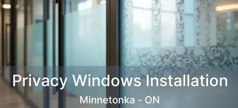  Privacy Windows Installation Minnetonka - ON