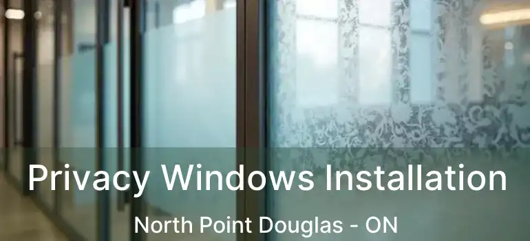  Privacy Windows Installation North Point Douglas - ON