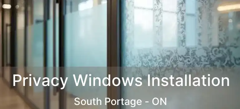  Privacy Windows Installation South Portage - ON