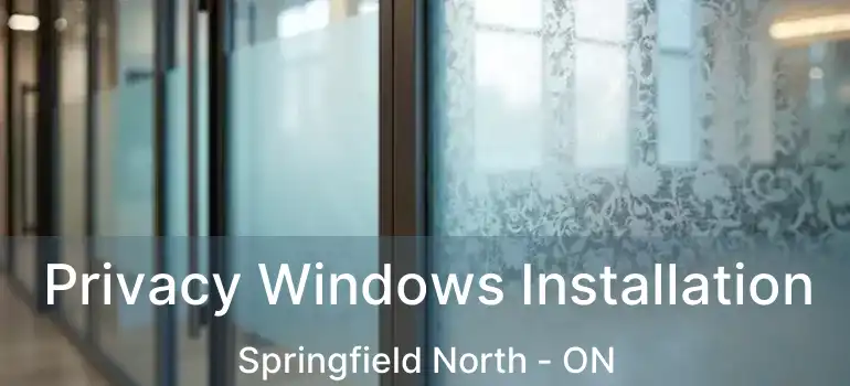 Privacy Windows Installation Springfield North - ON