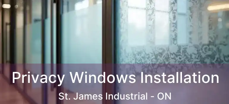  Privacy Windows Installation St. James Industrial - ON