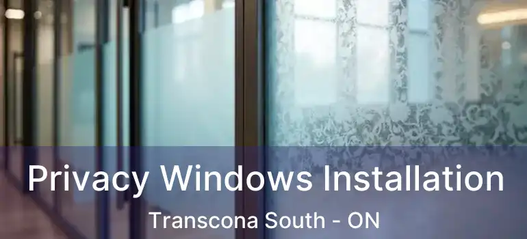  Privacy Windows Installation Transcona South - ON