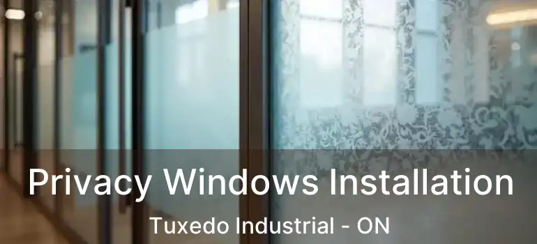  Privacy Windows Installation Tuxedo Industrial - ON