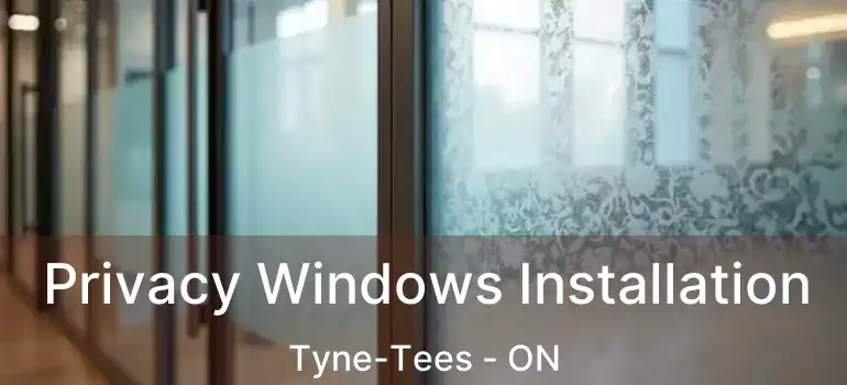  Privacy Windows Installation Tyne-Tees - ON