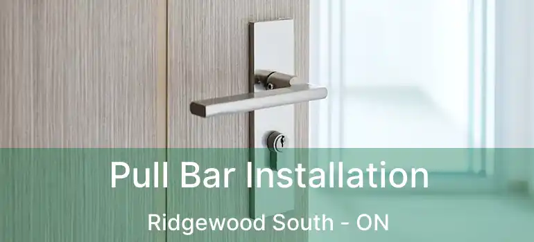  Pull Bar Installation Ridgewood South - ON