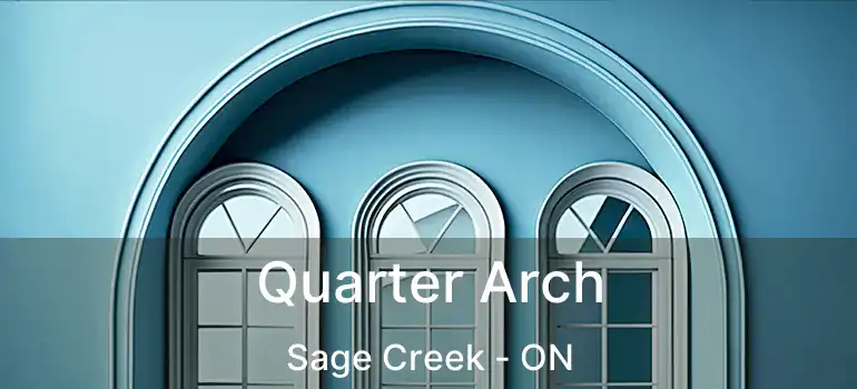  Quarter Arch Sage Creek - ON
