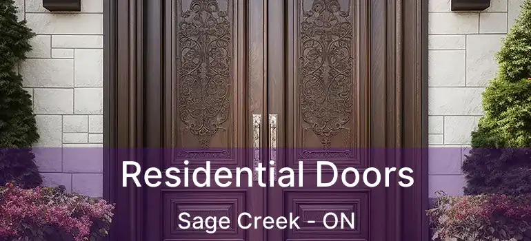  Residential Doors Sage Creek - ON
